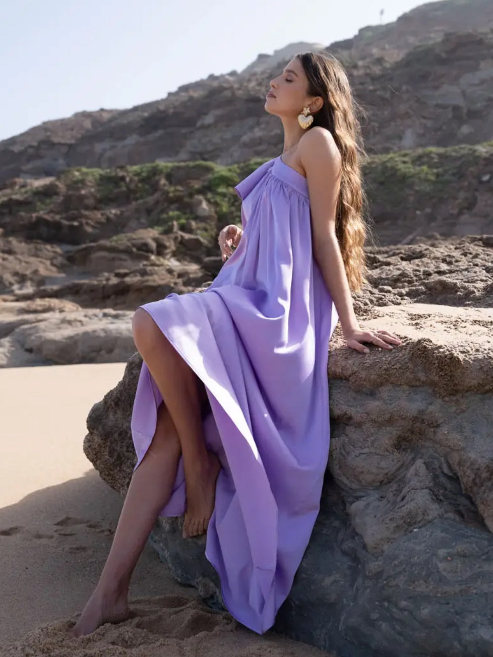 Lilac Fields Asymmetrical Dress Lilac Fields Asymmetrical Dress