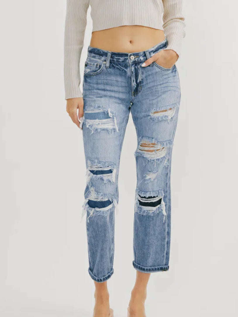 Nicola Boyfriend Jeans by Kancan Nicola Boyfriend Jeans by Kancan