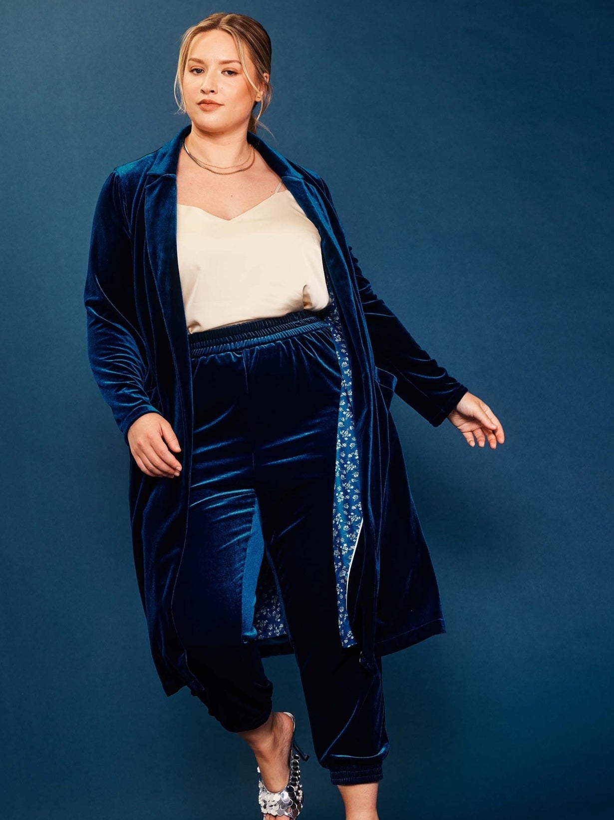 Royalty Velvet Duster Coat Royalty Velvet Duster Coat