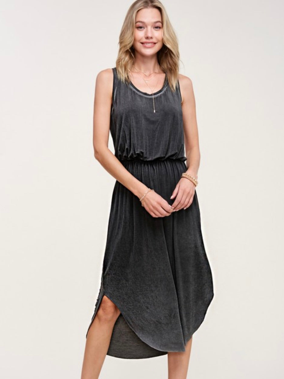 Vintage Dyed Midi Dress Vintage Dyed Midi Dress