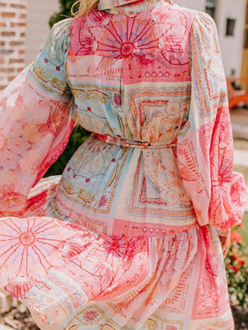 Boho Patches Dress Boho Patches Dress