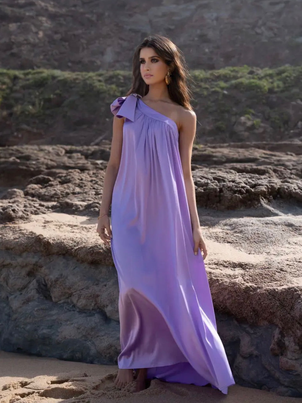 Lilac Fields Asymmetrical Dress Lilac Fields Asymmetrical Dress