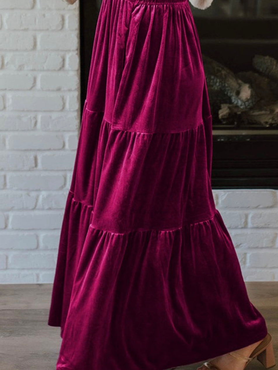 My Magenta Velvet Dress My Magenta Velvet Dress