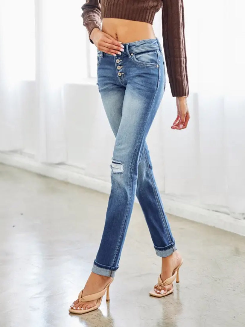 Kancan Straight Leg Jeans Kancan Straight Leg Jeans