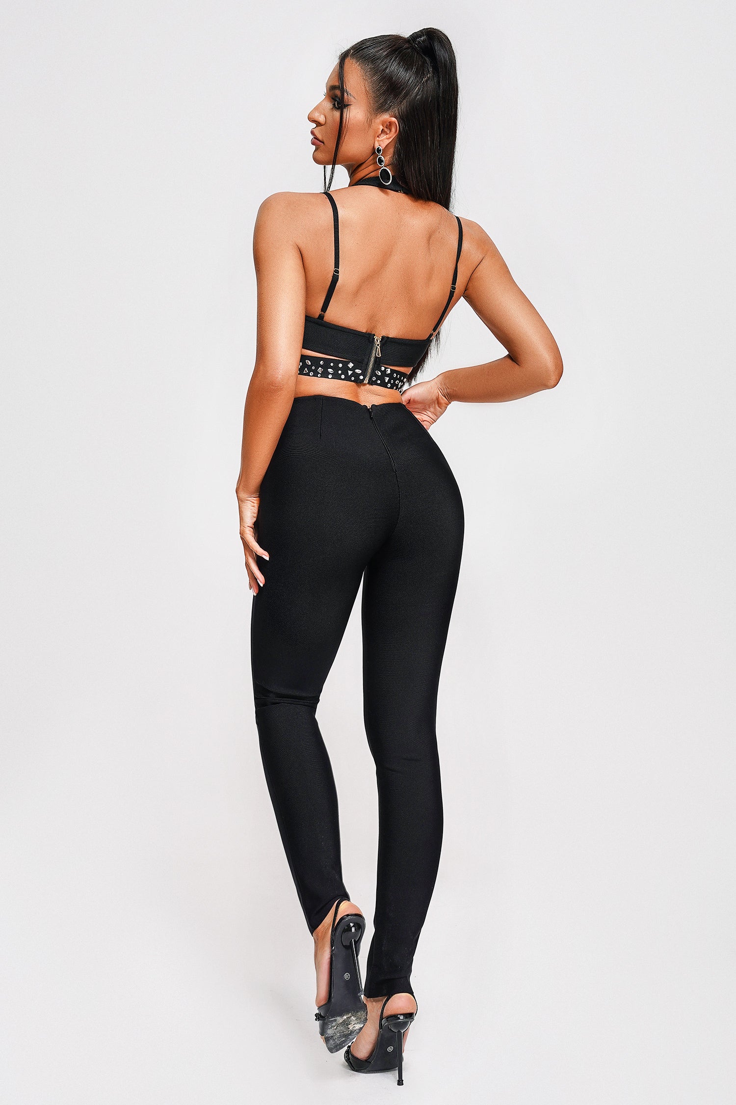 Patti Diamante Bandage Jumpsuit Patti Diamante Bandage Jumpsuit