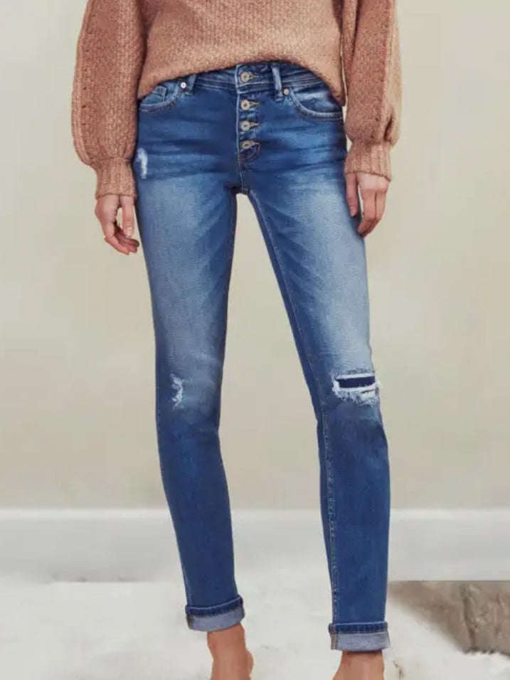 Kancan Straight Leg Jeans Kancan Straight Leg Jeans