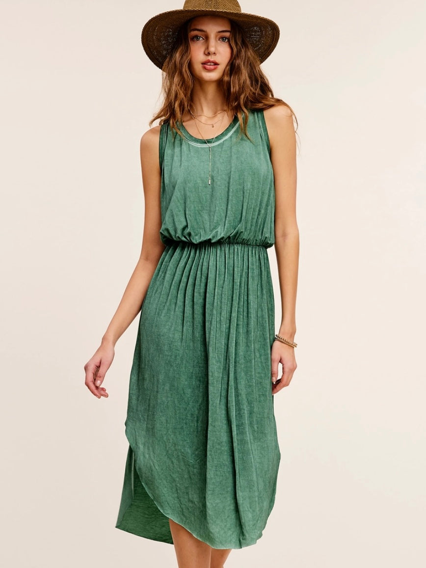 Vintage Dyed Midi Dress Vintage Dyed Midi Dress