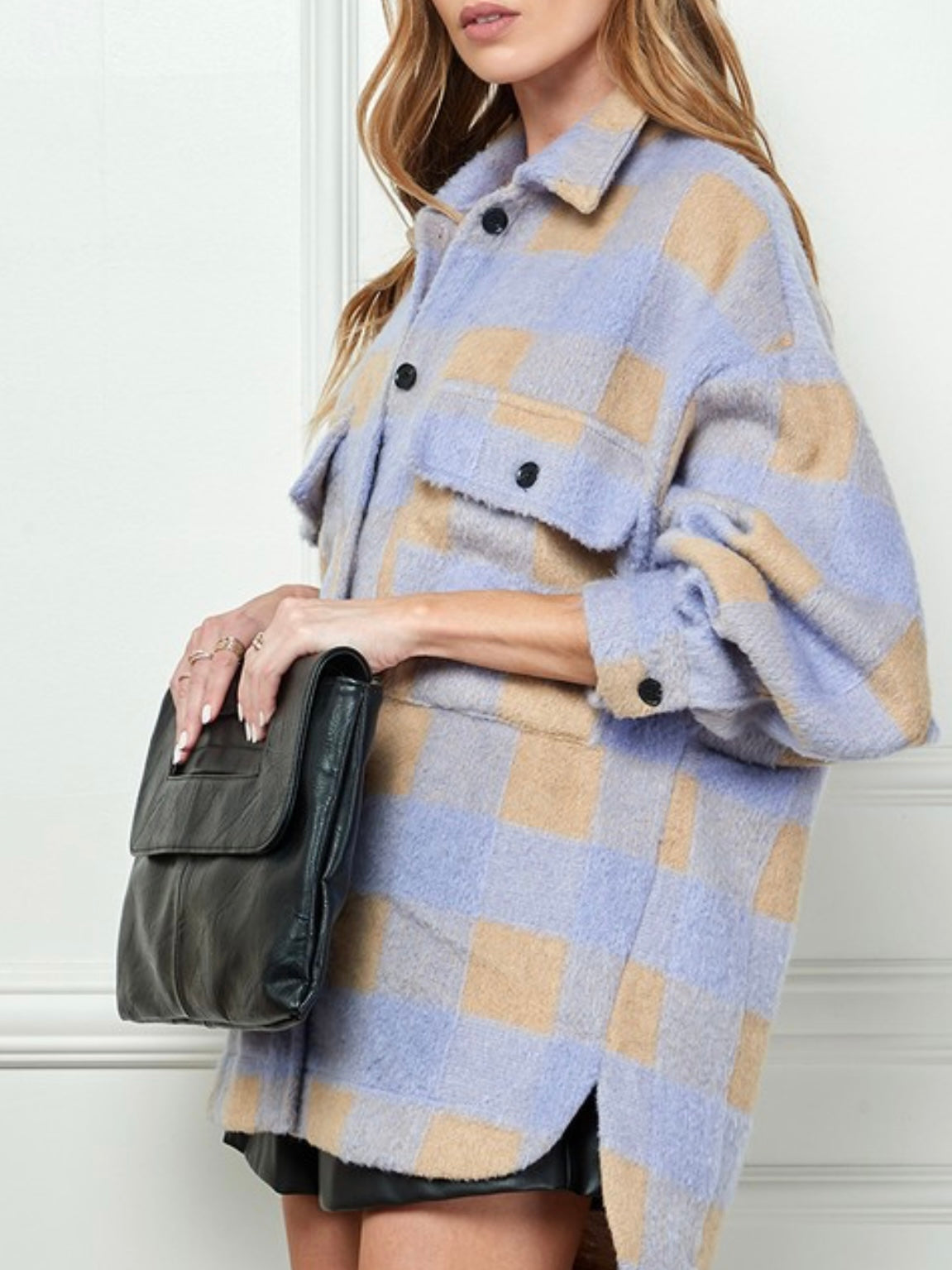 Ocean Side Plaid Shacket