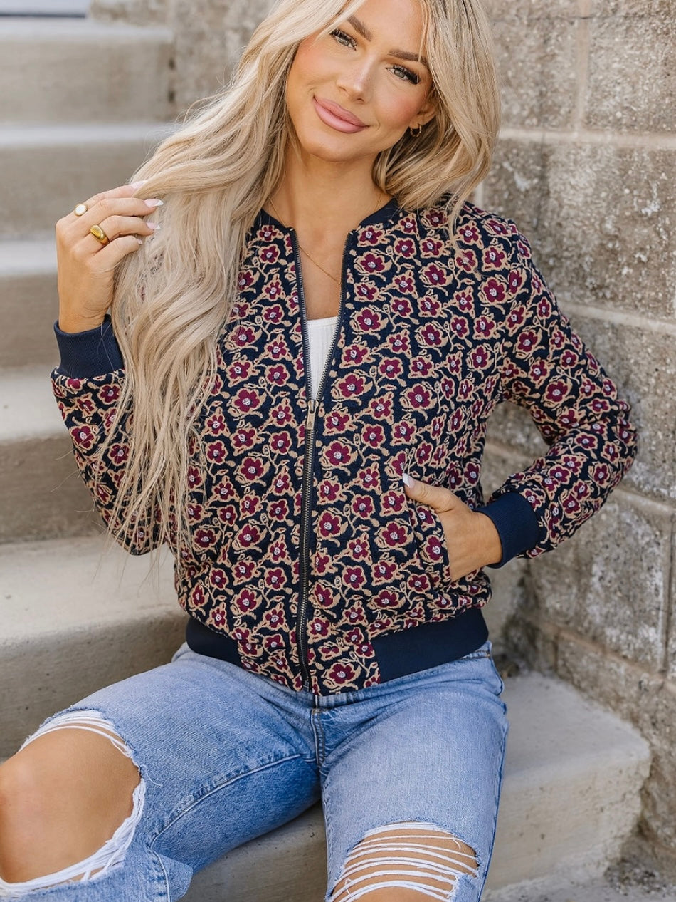 Magenta Flowerbomber Jacket Magenta Flowerbomber Jacket