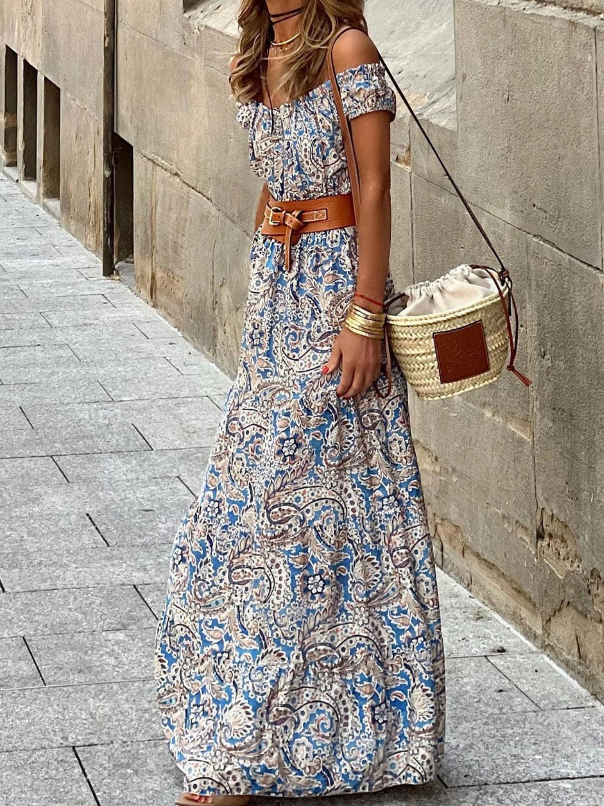 Amelia Boho Paisley Dress Amelia Boho Paisley Dress