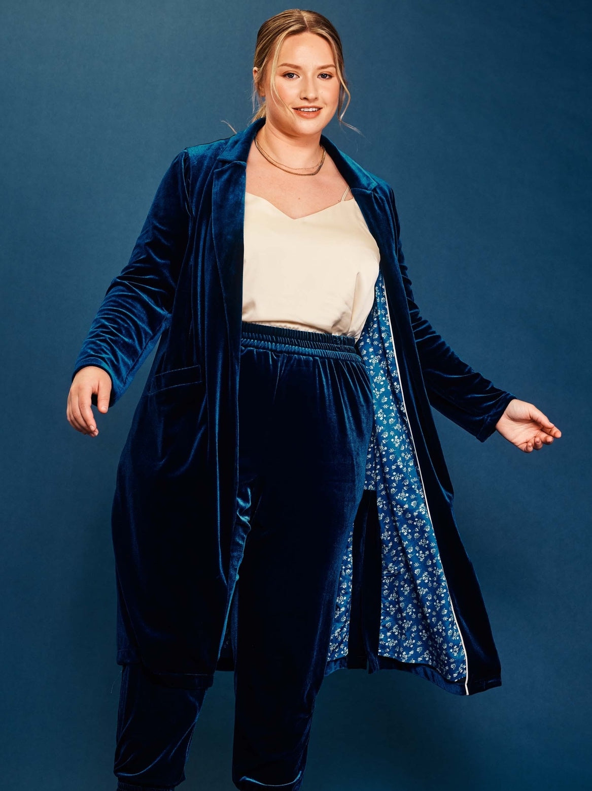 Royalty Velvet Duster Coat Royalty Velvet Duster Coat
