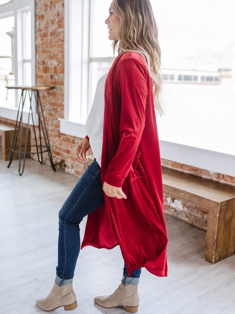 Velvet Vibe Long Duster Velvet Vibe Long Duster