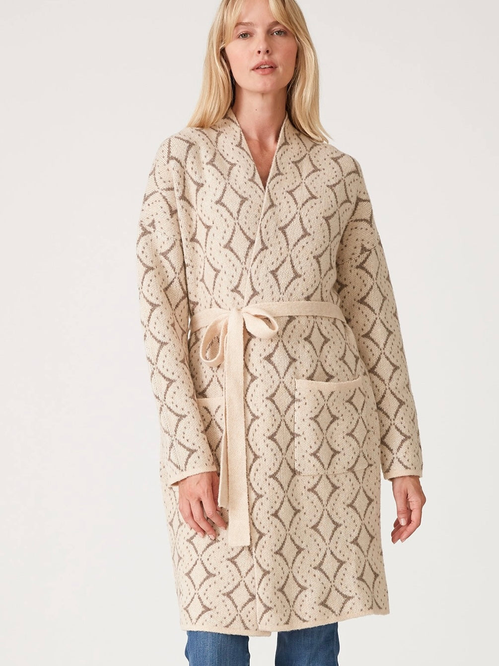 Diamond Jacquard Cardigan Diamond Jacquard Cardigan