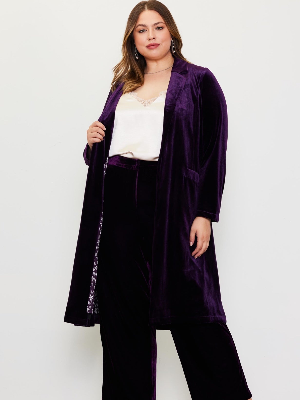 Royalty Velvet Duster Coat Royalty Velvet Duster Coat