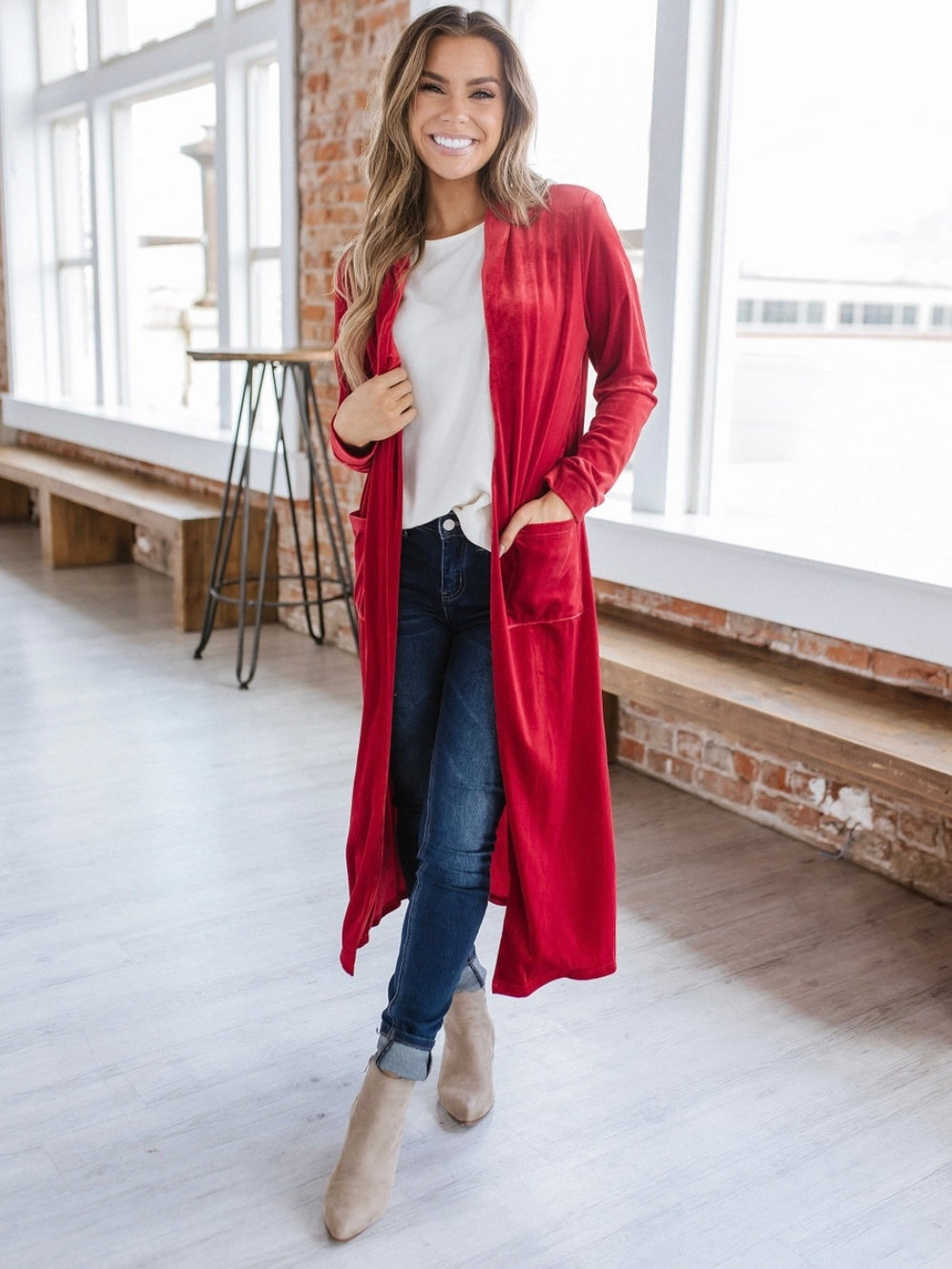 Velvet Vibe Long Duster Velvet Vibe Long Duster