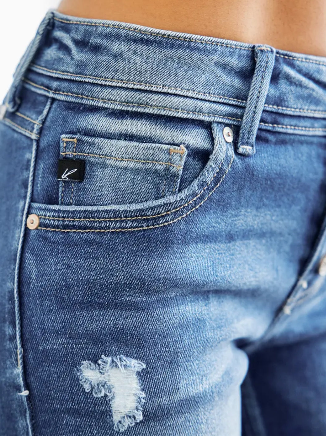 Kancan Straight Leg Jeans Kancan Straight Leg Jeans