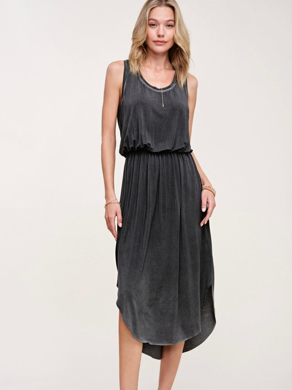 Vintage Dyed Midi Dress Vintage Dyed Midi Dress