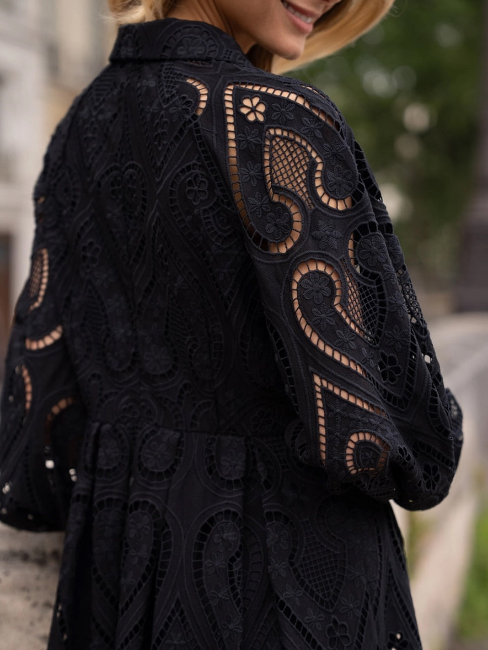 Sloane Embroidered Cotton Lace Dress Sloane Embroidered Cotton Lace Dress