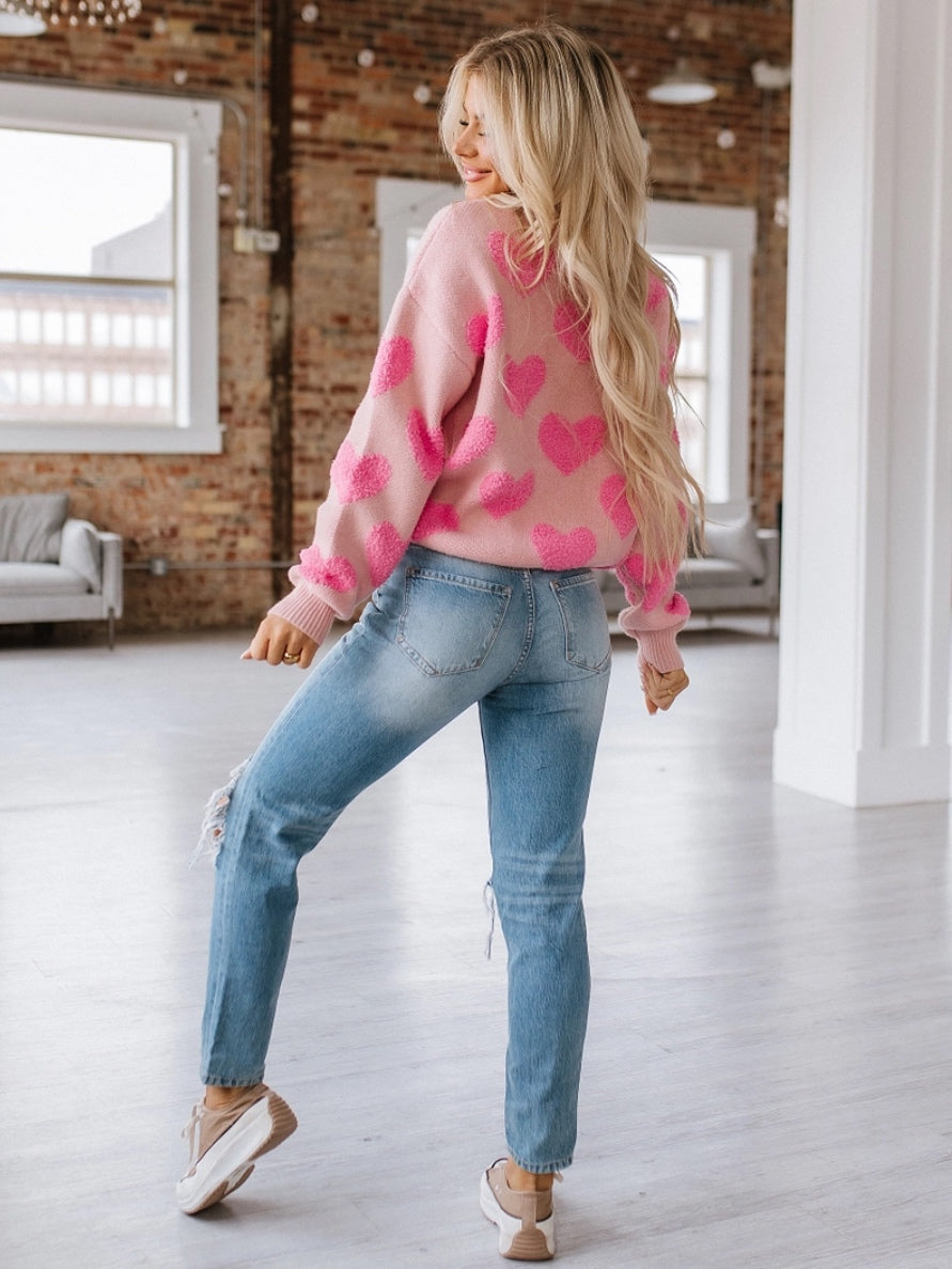 Fuzzy Heart Sweater Fuzzy Heart Sweater