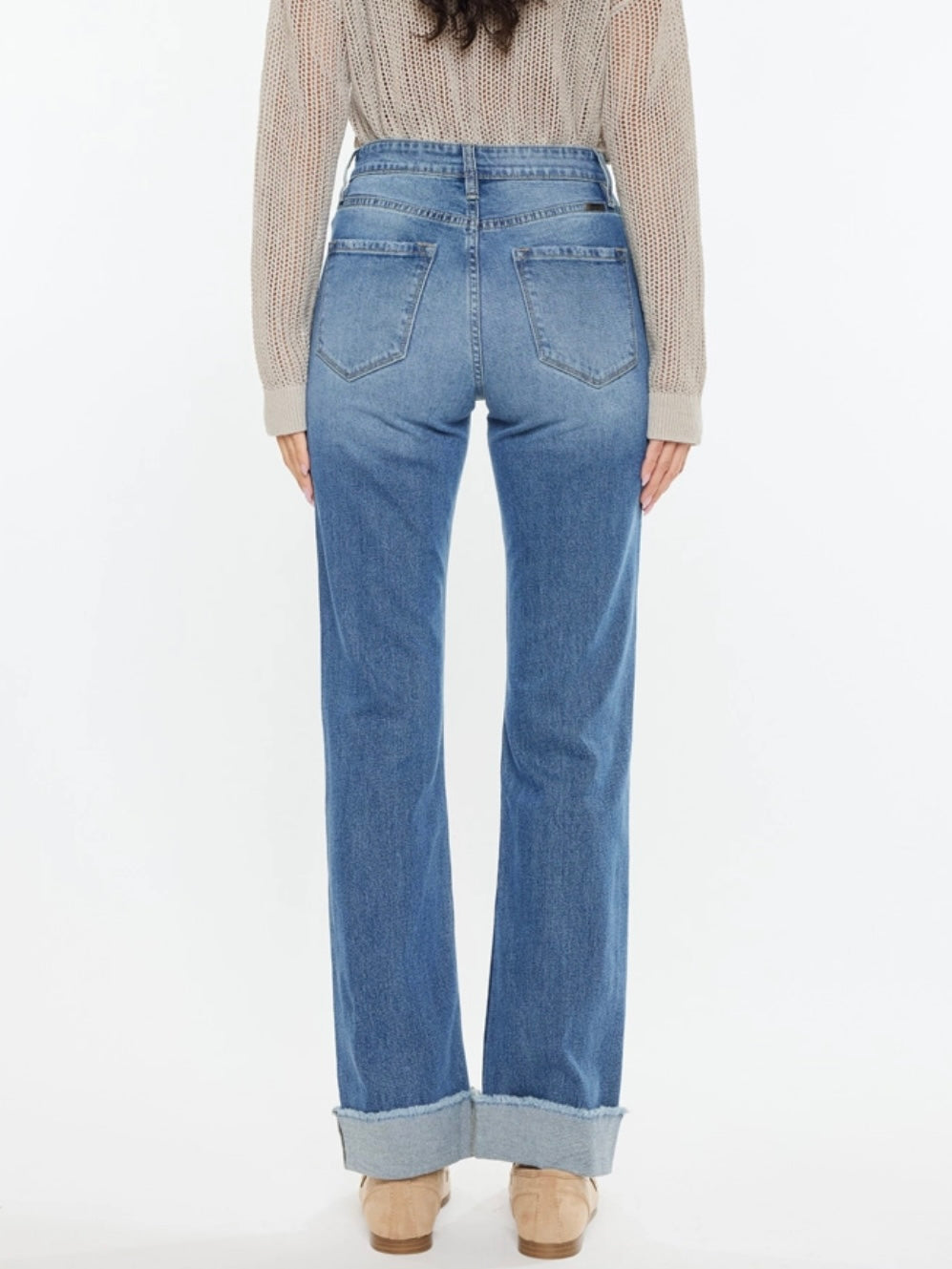 Trish High Rise Straight Leg Kancan Jeans Trish High Rise Straight Leg Kancan Jeans