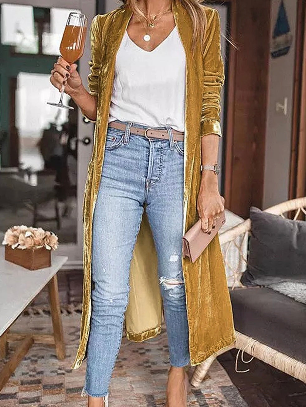 Velvet Vibe Long Duster Velvet Vibe Long Duster