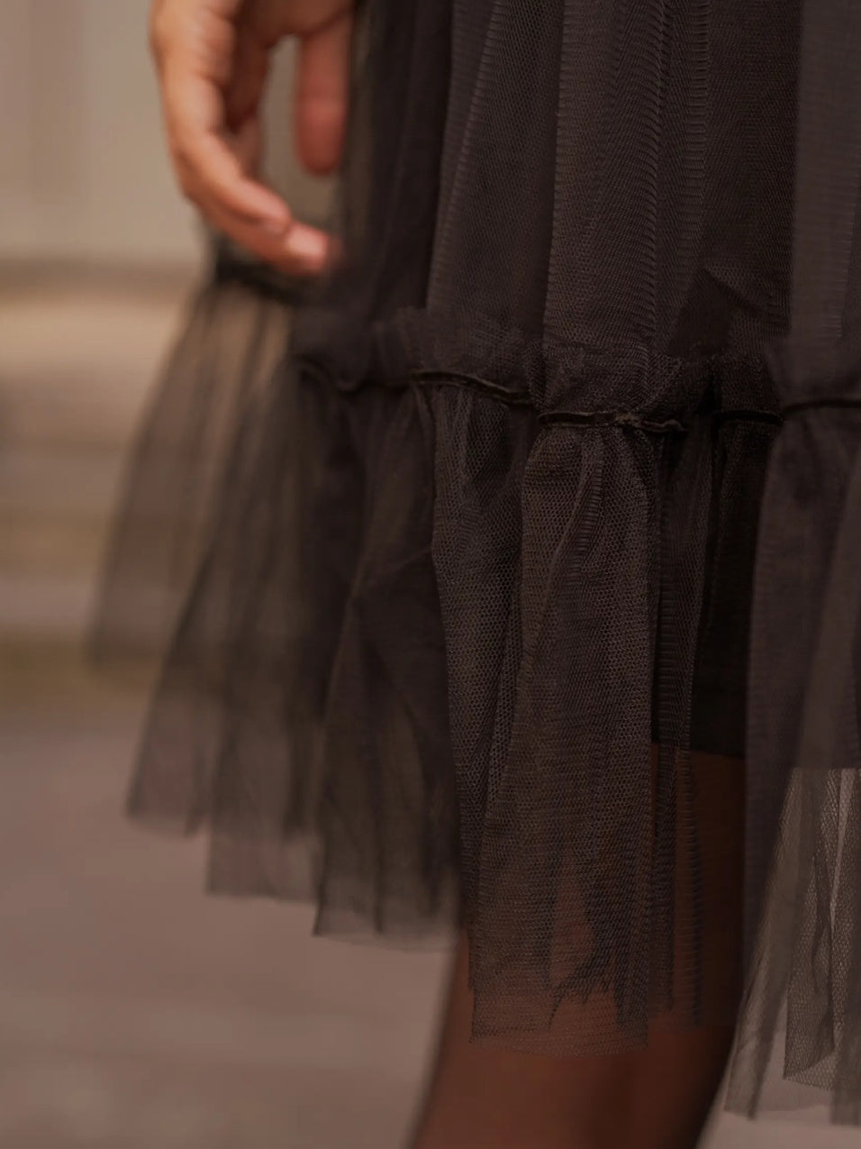 Bardot Tulle Mini Dress Bardot Tulle Mini Dress