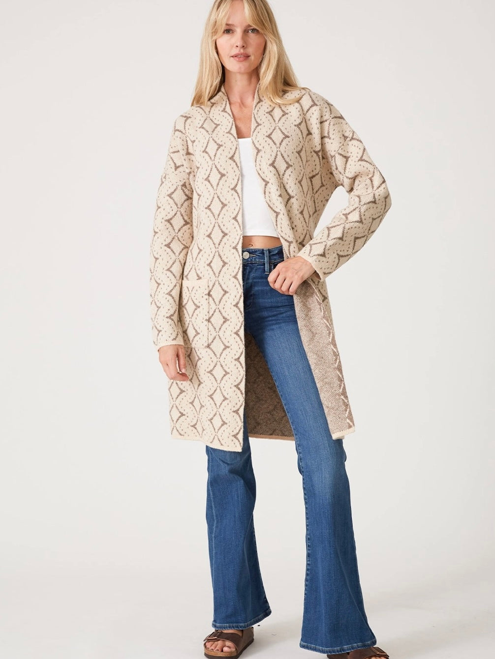 Diamond Jacquard Cardigan Diamond Jacquard Cardigan