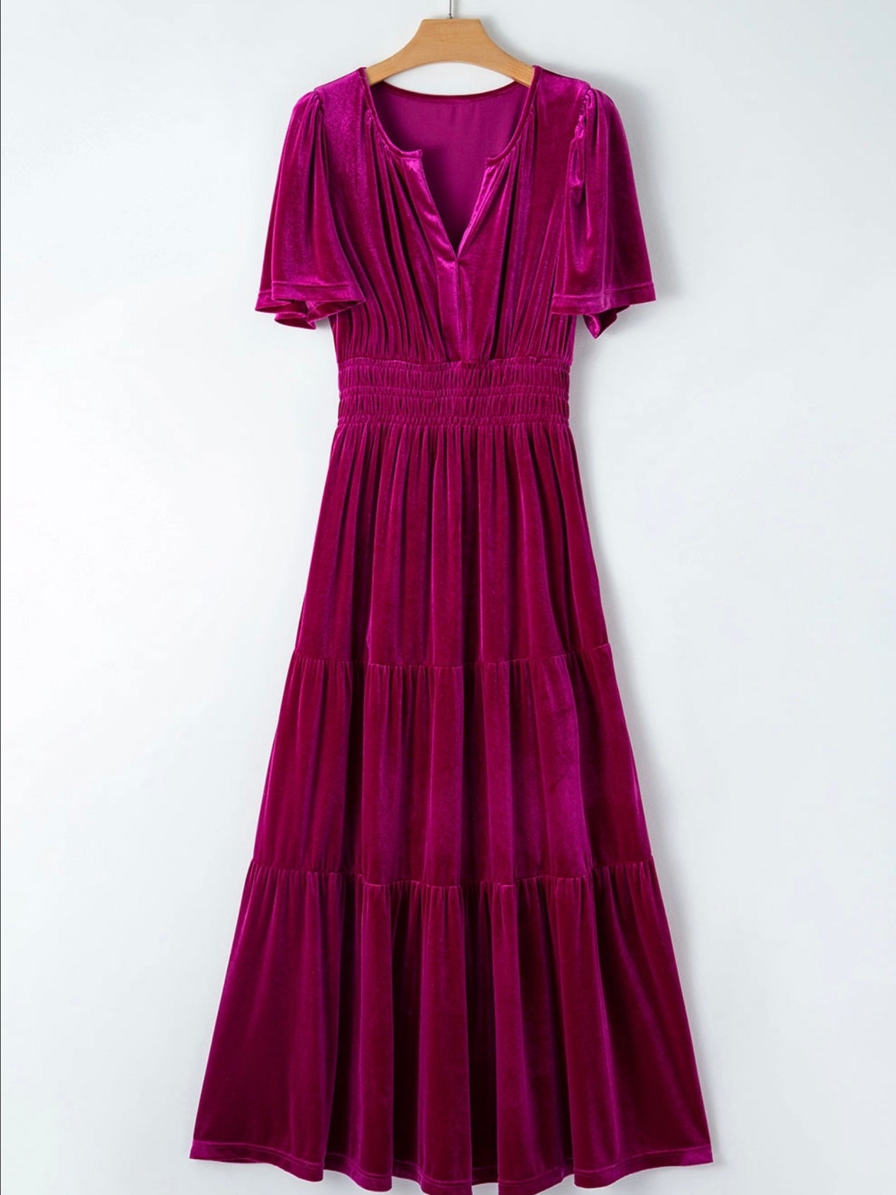 My Magenta Velvet Dress My Magenta Velvet Dress