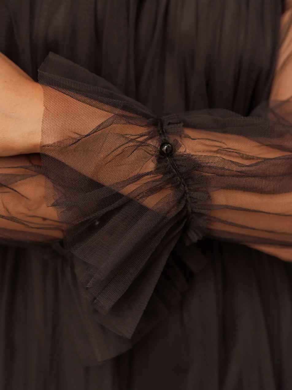 Bardot Tulle Mini Dress Bardot Tulle Mini Dress