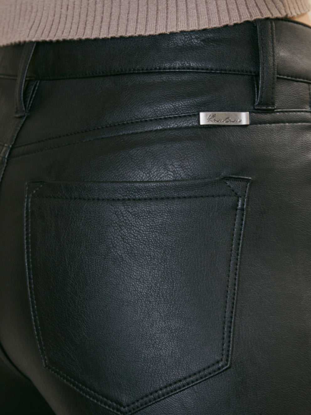 Keke Faux Leather Jeans Keke Faux Leather Jeans