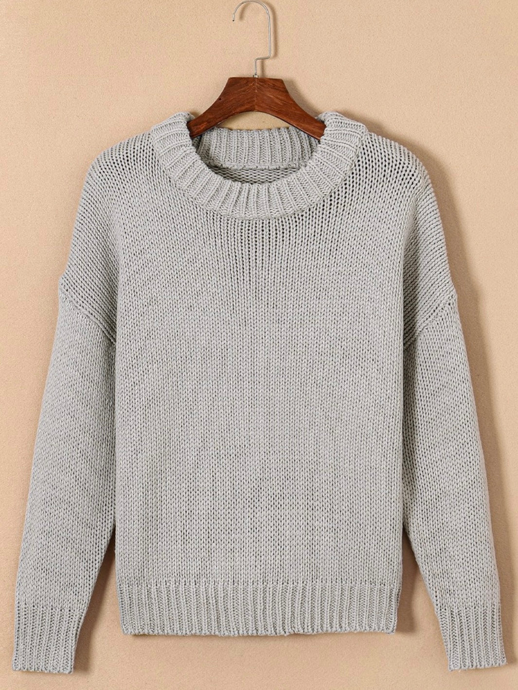 Grey Skies Knit Sweater Grey Skies Knit Sweater