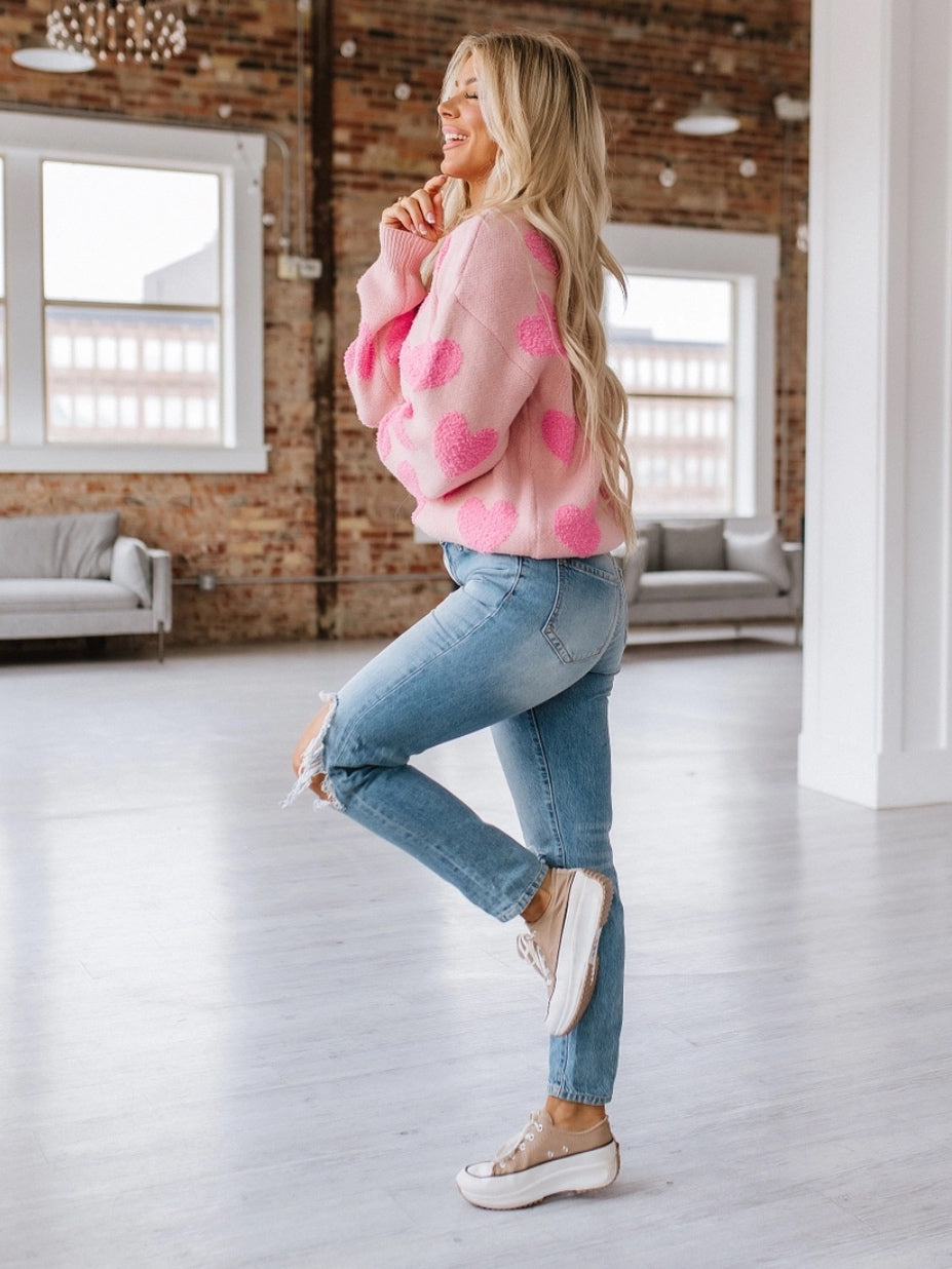 Fuzzy Heart Sweater Fuzzy Heart Sweater
