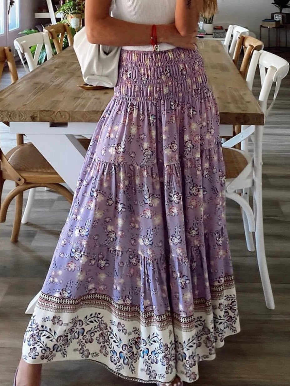 Sandy Purple Boho Maxi Skirt Sandy Purple Boho Maxi Skirt
