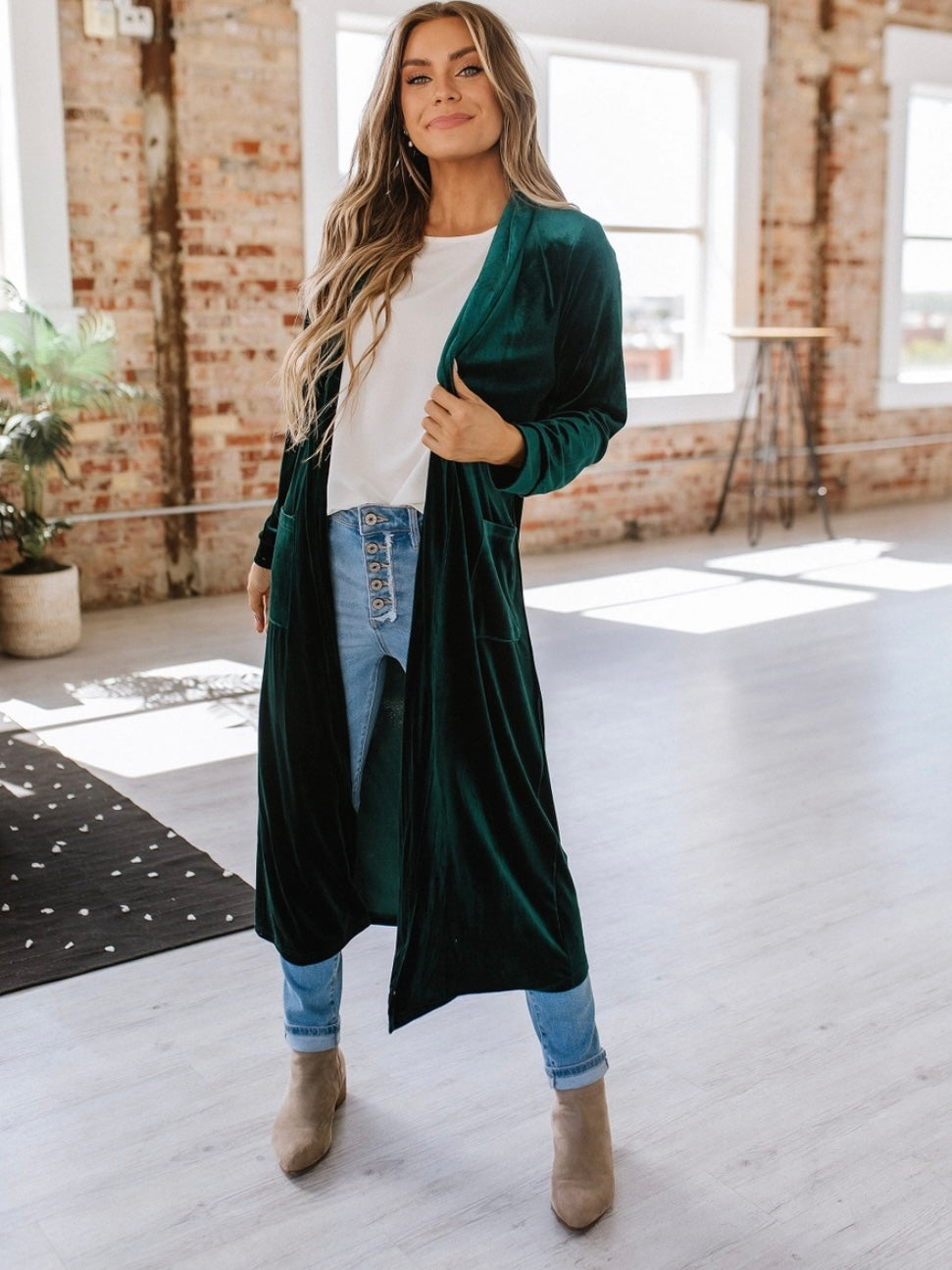 Velvet Vibe Long Duster Velvet Vibe Long Duster