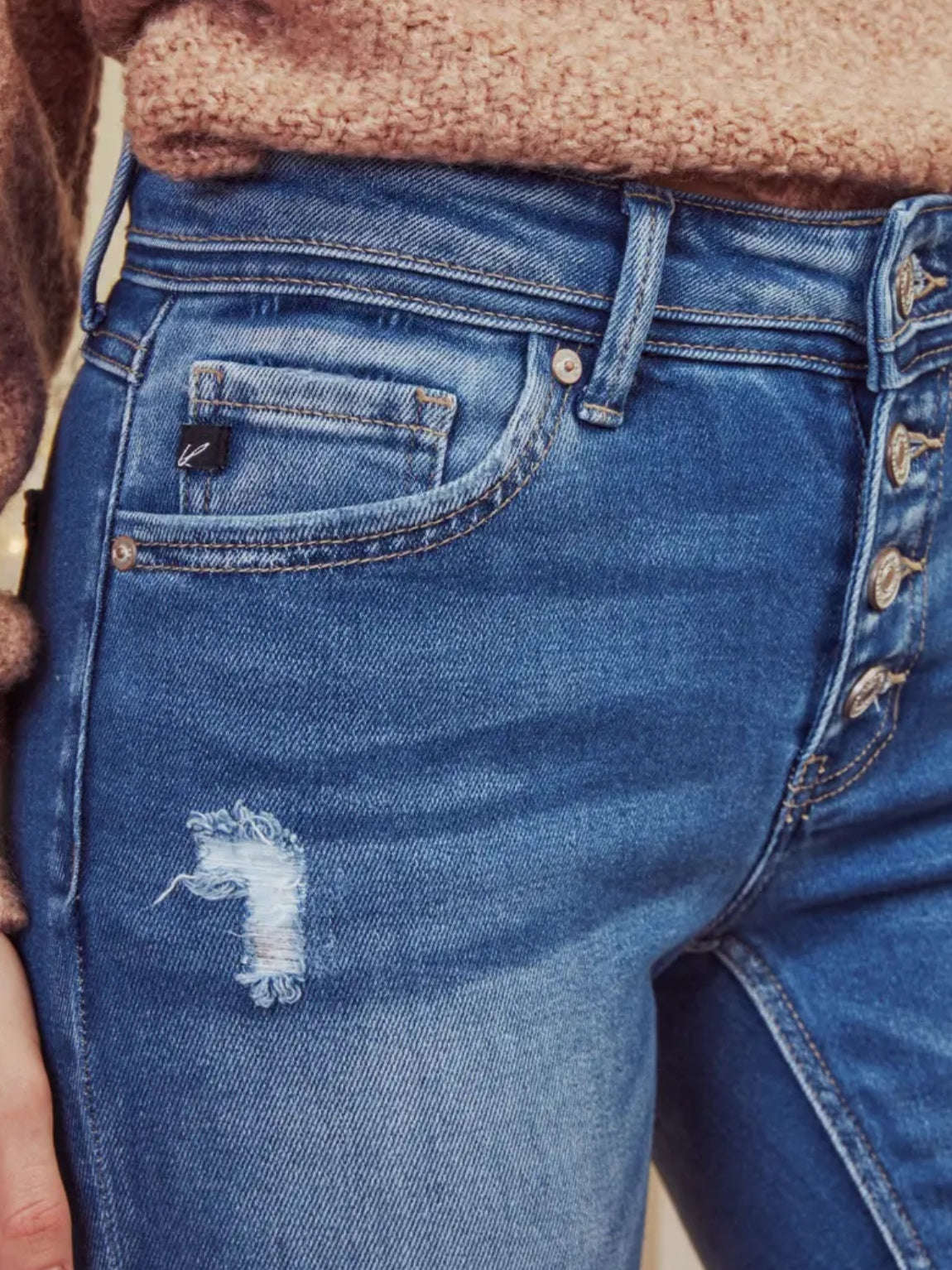 Kancan Straight Leg Jeans Kancan Straight Leg Jeans