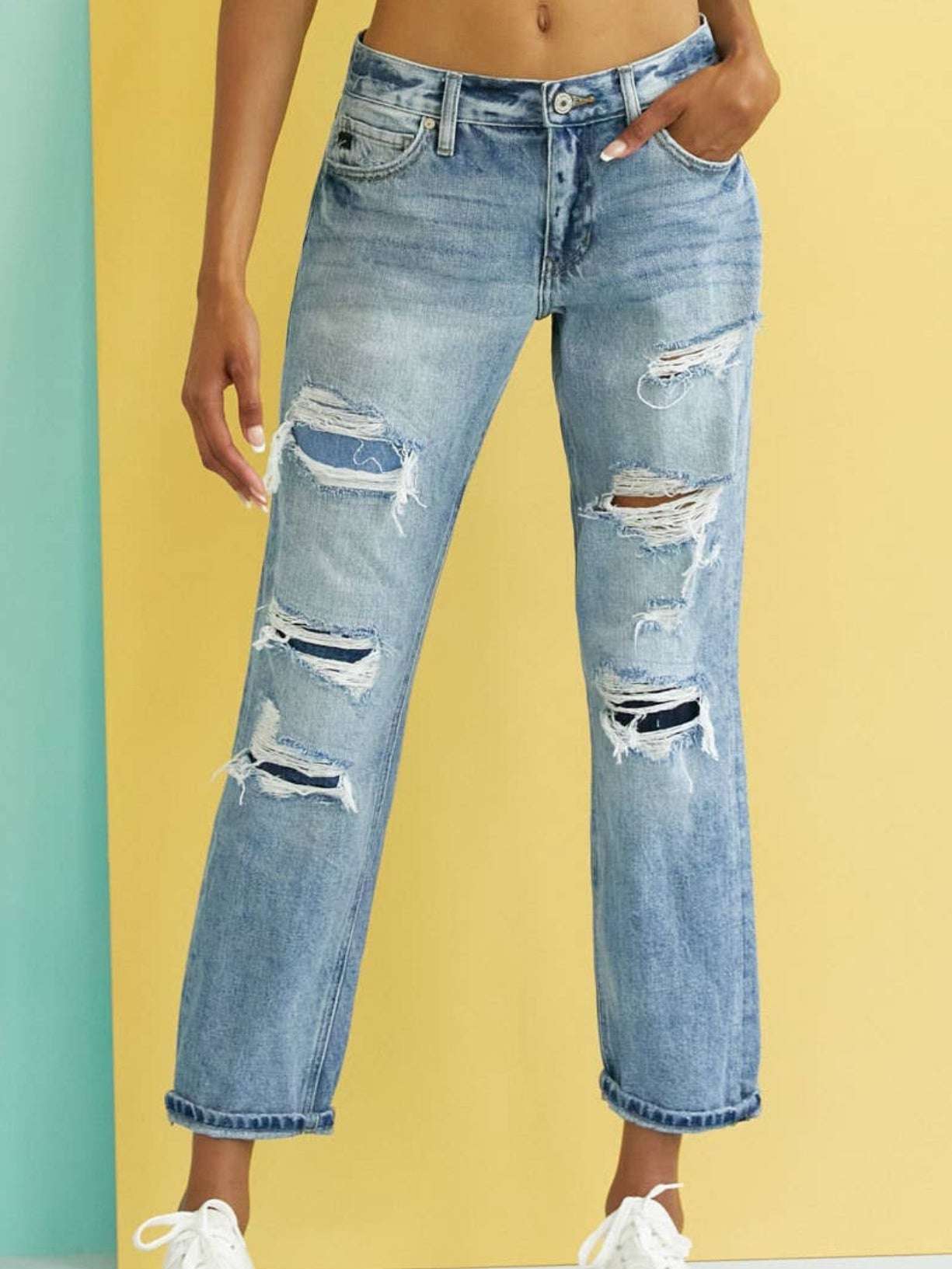 Nicola Boyfriend Jeans by Kancan Nicola Boyfriend Jeans by Kancan