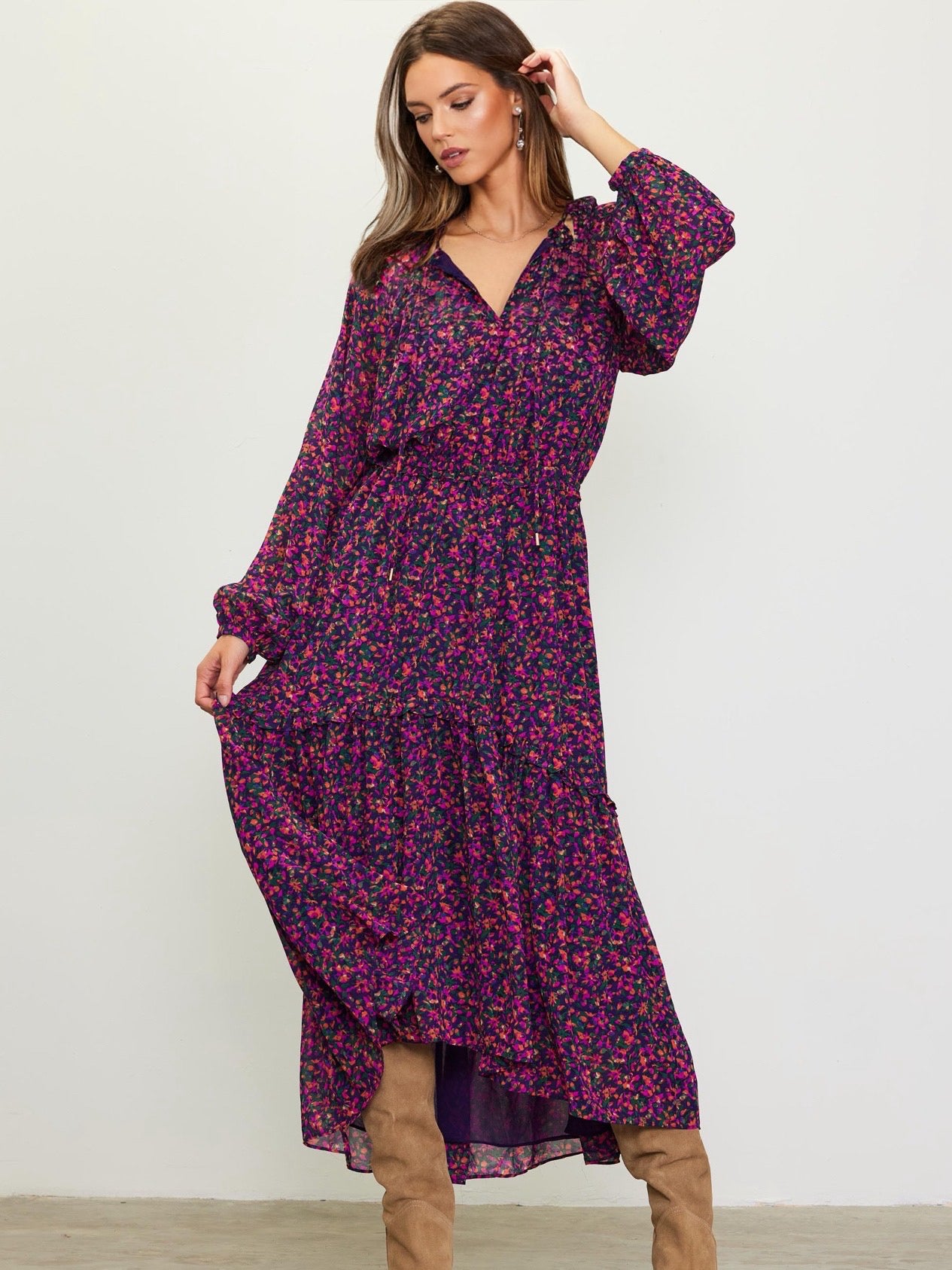 Magna Chiffon Dress Magna Chiffon Dress