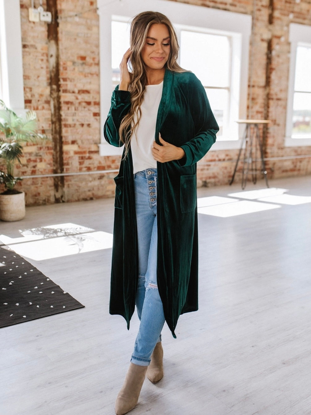 Velvet Vibe Long Duster Velvet Vibe Long Duster