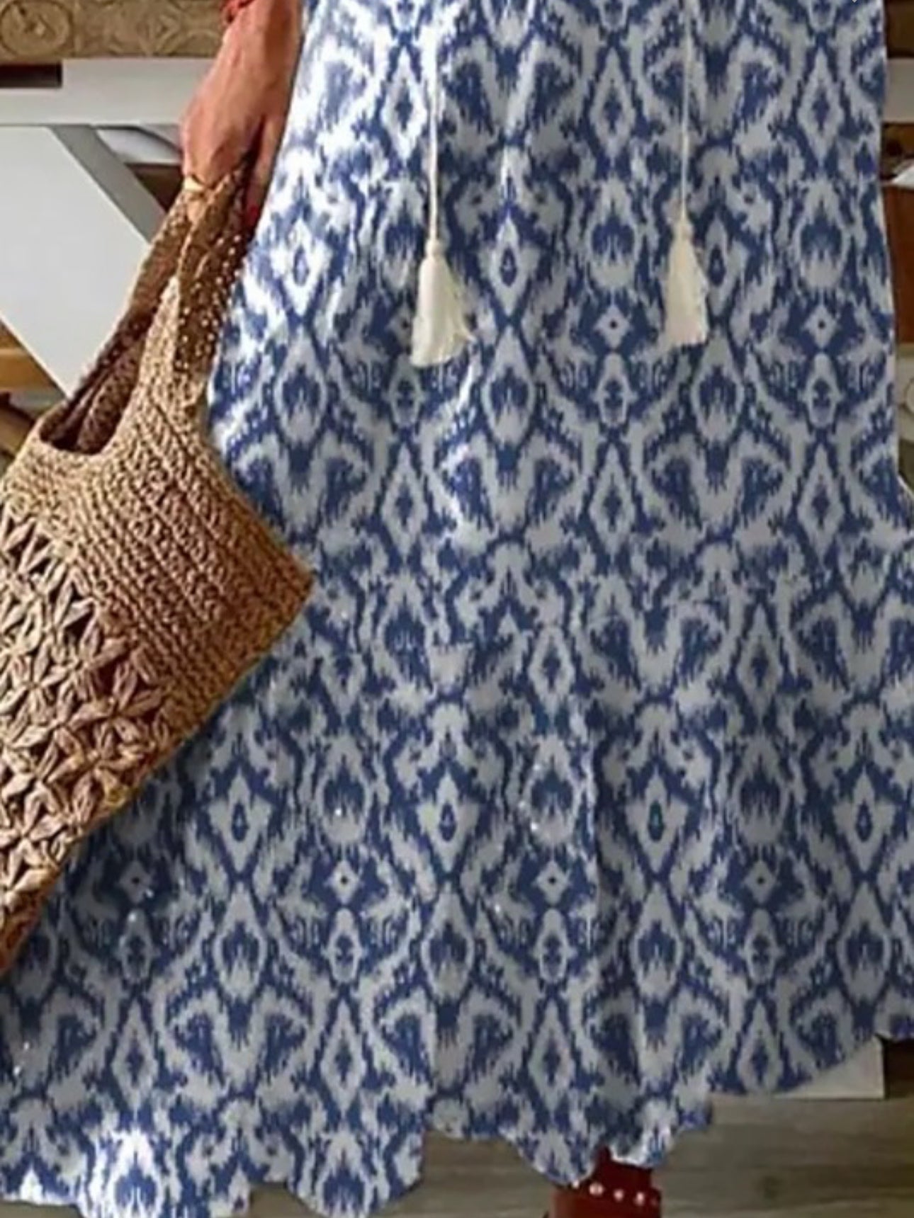Ikat Maxi Dress