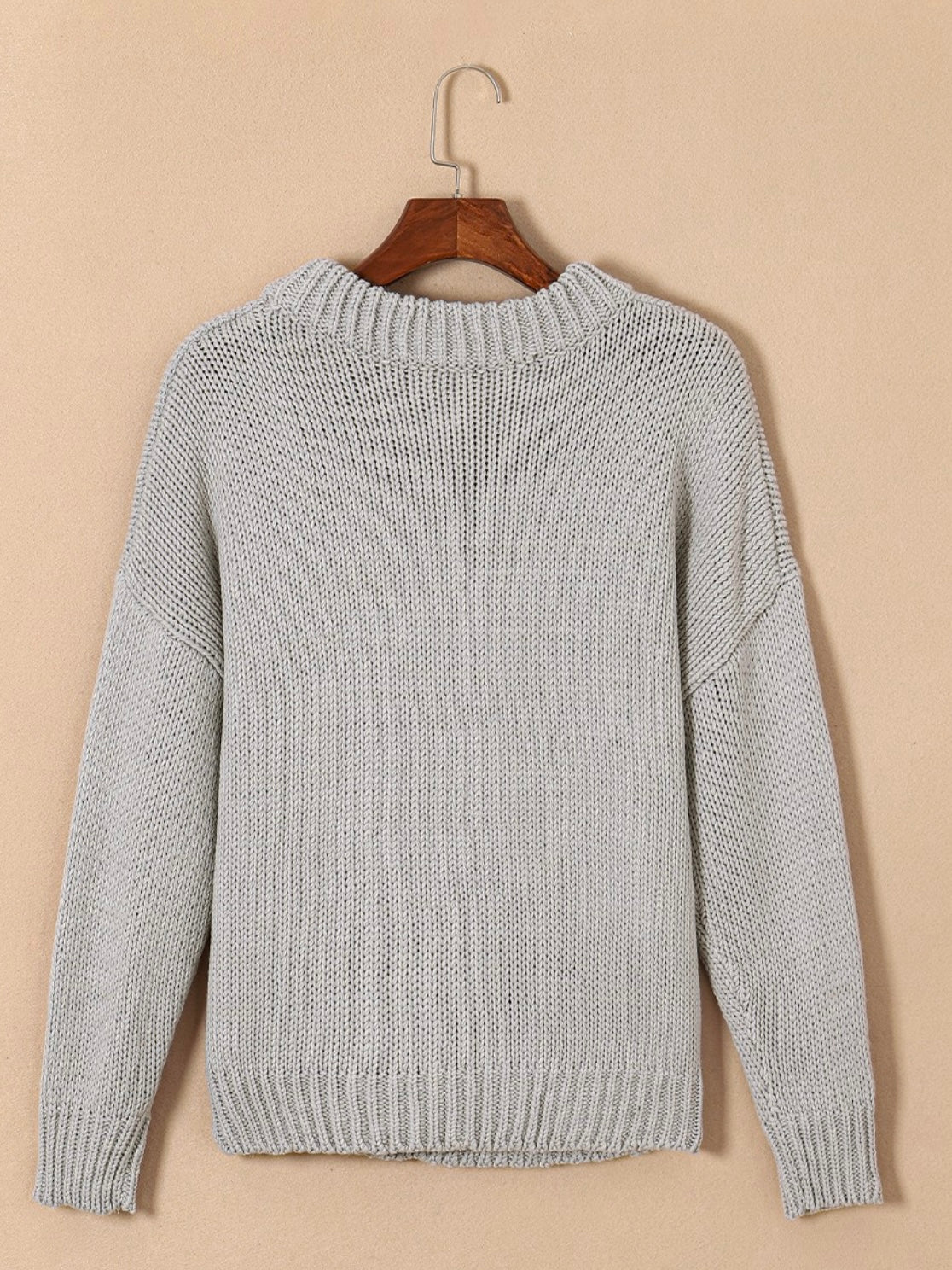 Grey Skies Knit Sweater Grey Skies Knit Sweater
