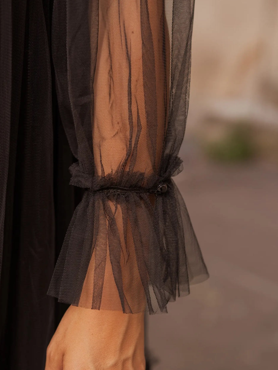 Bardot Tulle Mini Dress Bardot Tulle Mini Dress